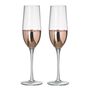 Pair Of Rose Gold Champagne Glasses, thumbnail 1 of 2