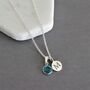 Sterling Silver June Birthstone Necklace, thumbnail 3 of 5