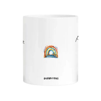 Personalised Teacher Mug – Colourful Boho Rainbow Thank You Gift, 4 of 10