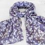 Vintage Style Butterfly Print Scarf, thumbnail 3 of 6