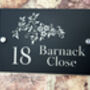 Personalised Floral Style Design House Sign Acrylic, thumbnail 4 of 6