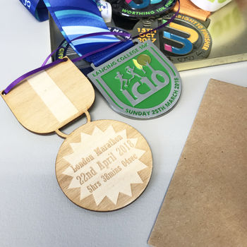 Personalised Congratulations Race Time Medal, 9 of 12