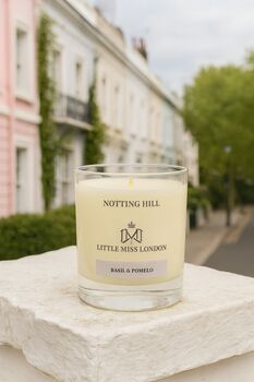 Little Miss Notting Hill Basil And Pomelo Scented Candle, 3 of 6