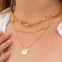 New Moon Charm Multi Strand Layering Necklace, thumbnail 2 of 4