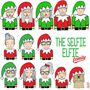 Personalised Selfie Elfie Children's Christmas Jumper, thumbnail 5 of 6