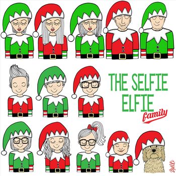 Personalised Selfie Elfie Children's Christmas Jumper, 5 of 6