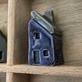 56 Handcrafted Ceramic Houses In Printer's Tray Display, thumbnail 11 of 12