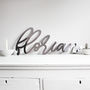 Personalised Mirror Finish Name Sign, thumbnail 1 of 2