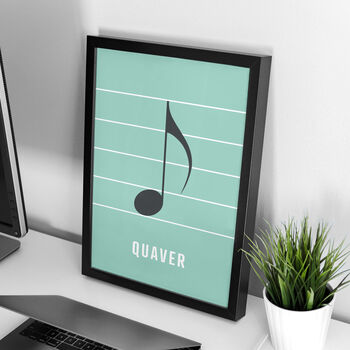 Quaver Note Print | Music Theory Poster, 2 of 10