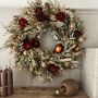 Cottage Autumn Dried Flower Wreath, thumbnail 4 of 6