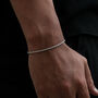 Steel Thin Rope Bracelet Adjustable Chain, thumbnail 1 of 11