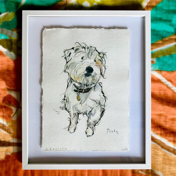 Personalised Pet Illustration In Watercolour, 4 of 10