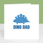 Dino Dad Father's Day Card With Colour Options, thumbnail 1 of 2