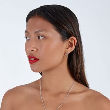 Volcan Stud Drop Earrings, 5 of 9