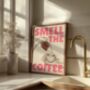 Smell The Coffee Kitchen Wall Art Print Retro, thumbnail 5 of 11