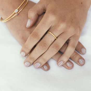 Gold Pebble Ring, 4 of 9