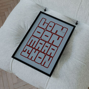 London Marathon Custom Print, 8 of 11