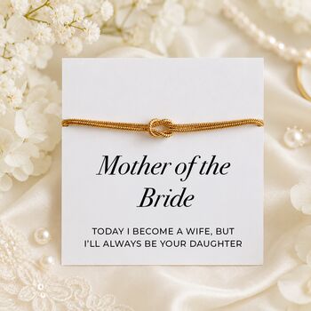 Personalised Wedding Knot Bracelet, 2 of 12