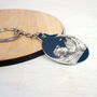 Father's Day Baby Scan Personalised Keyring, thumbnail 8 of 8