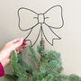 Bow Wire Tree Topper, thumbnail 2 of 7