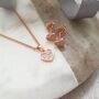 Rose Gold Cz Pavé Gift Set, Thank You Bridesmaid, thumbnail 2 of 4