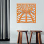 087 Optical Illusion Stained Wood Wall Art Decor, thumbnail 5 of 12