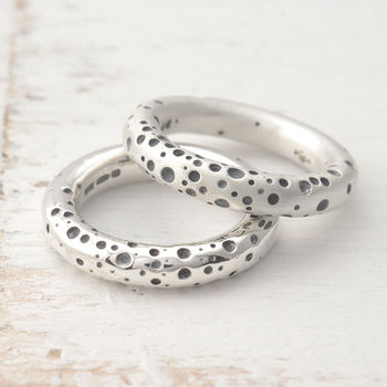 Chunky Halo Silver Ring, 3 of 3