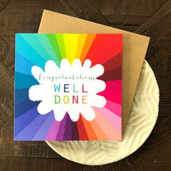 Colourful Well Done Card, 5 of 5