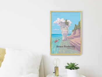 Bruce Peninsula National Park Canada Travel Poster, 2 of 8