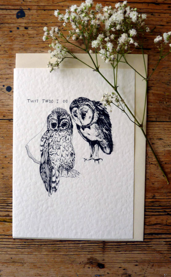 Wedding Owls By max made me do it