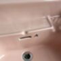 Vintage Pink Twyfords Standard Pedestal Bathroom Sink, thumbnail 11 of 12