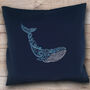 Whale Cushion Beginners Embroidery Kit, thumbnail 4 of 4