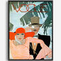 Vintage Reissue Vogue Cover Couple, Canvas Art, thumbnail 5 of 7
