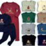 Adult Christmas Santa Hat Personalised Loungewear Baby Toddler, thumbnail 3 of 8