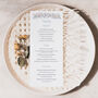 Personalised Wedding Menu With Wildflowers, thumbnail 2 of 7