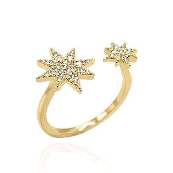 Astrid Double Star Ring, 2 of 9