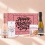Mother’s Day Prosecco 2x20cl Mini Bottles Gift Set With Chocolate, Love Hearts And Straw, thumbnail 1 of 3