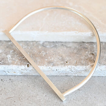 Chunky Modern Bangle, 3 of 6