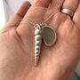 Sterling Silver Beach Finds Necklace, thumbnail 3 of 6