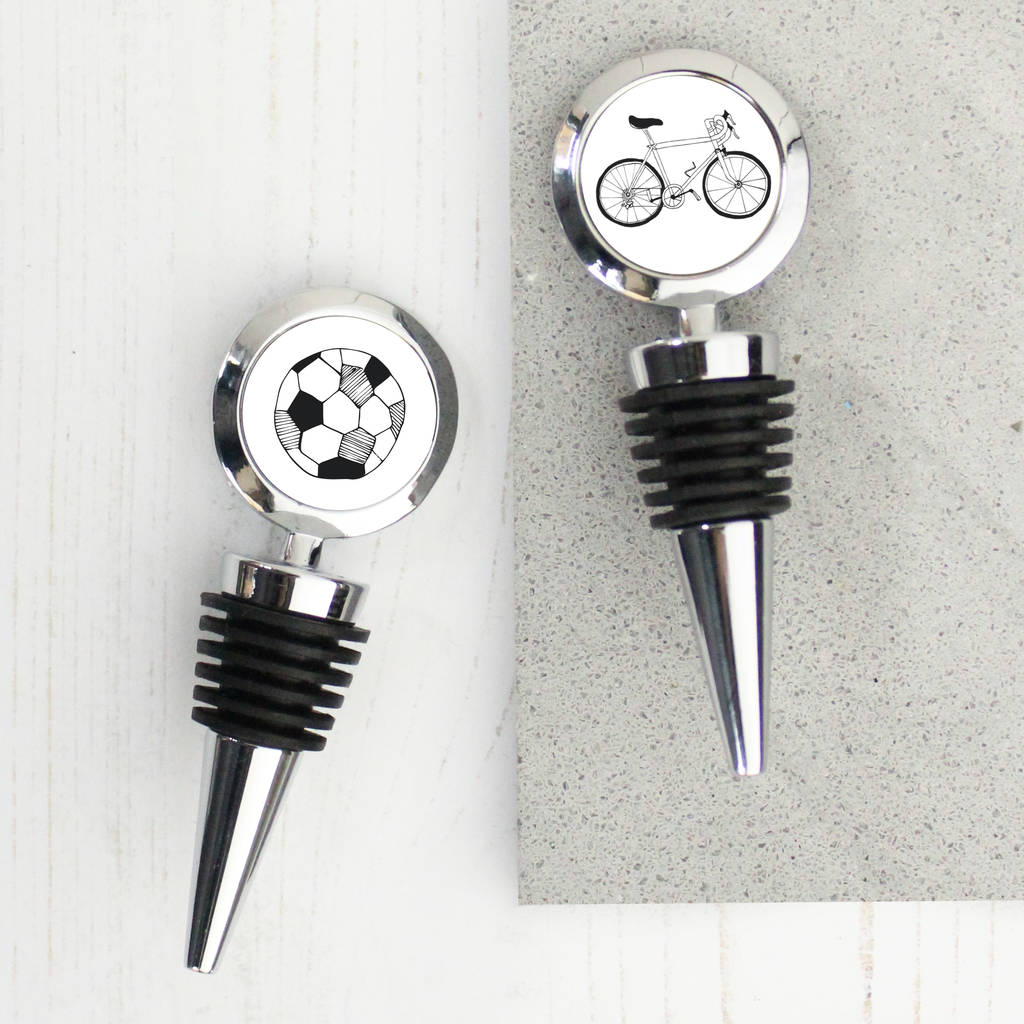 Personalised Hobby Bottle Wine Stopper By A Piece Of