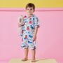 Pirates Pyjama Set With Matching Teddy Bear, thumbnail 1 of 2