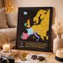 Europe Scratch Off Map With Country Flags Travel Gifts, thumbnail 6 of 10