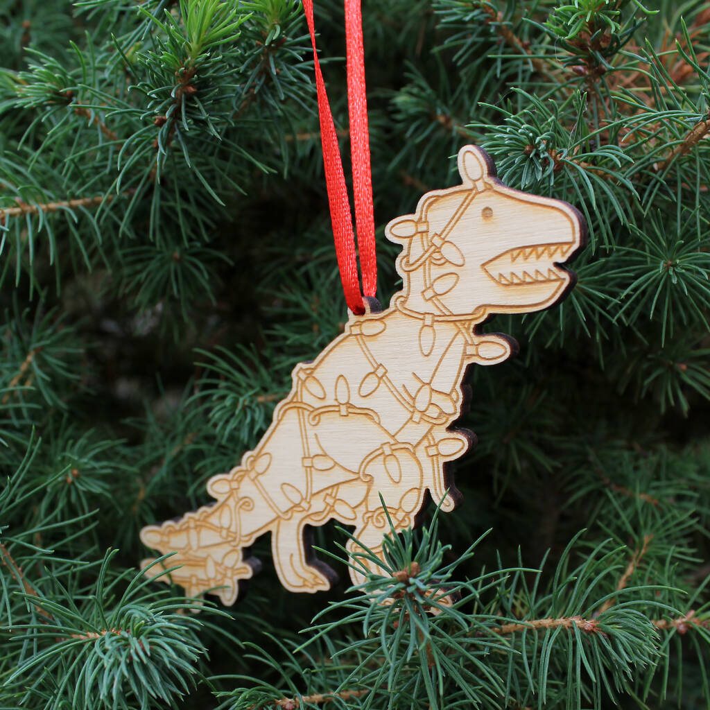 Tree Rex Dinosaur Christmas Decoration By Dinosaurs Doing Stuff 