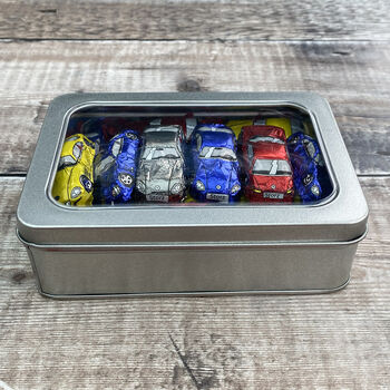 Gift Tin Of Chocolate Sports Cars, 5 of 5
