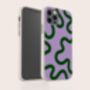 Purple Swirl Biodegradable Phone Case, thumbnail 4 of 8