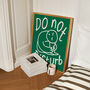 Do Not Disturb Bedroom Doodle Wall Art Print, thumbnail 10 of 12