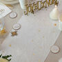 White Glittering Christmas Table Runner Two.5m, thumbnail 1 of 4