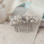 Pearl And Diamante Bridal Comb, thumbnail 2 of 4