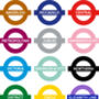 London Underground Station Tube Line Wall Coat Hooks, thumbnail 3 of 3