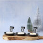 Christmas Limited Edition Candle Holder With Curved Handle : Festive Tree Design, thumbnail 1 of 9